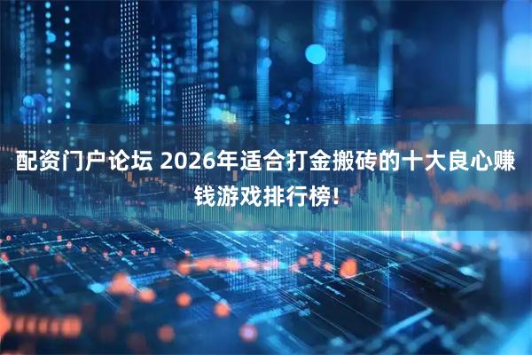配资门户论坛 2026年适合打金搬砖的十大良心赚钱游戏排行榜!